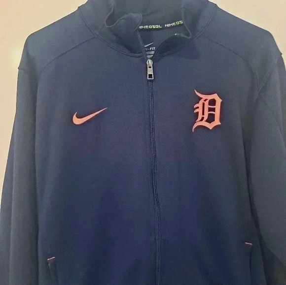 Nike Dri Fit Full Zip long sleeve jacket Size Large EUC - Picture 2 of 10